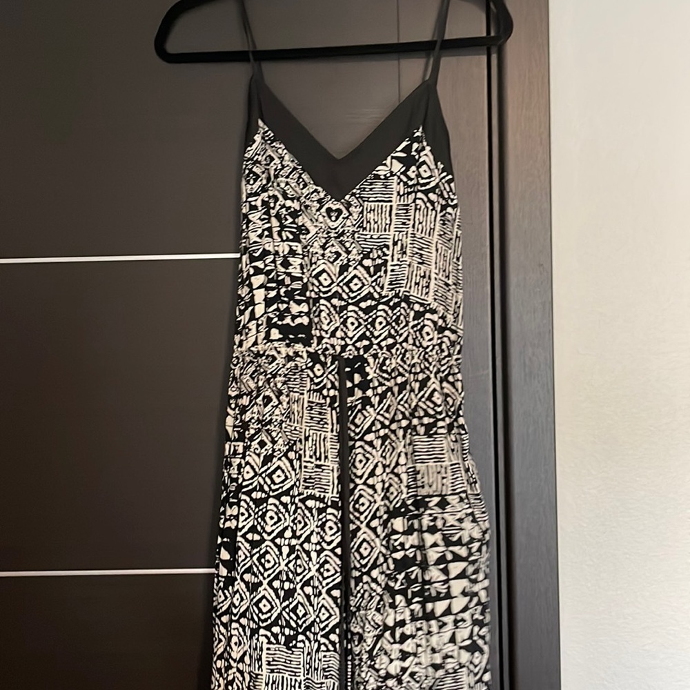 Black and white jumpsuit